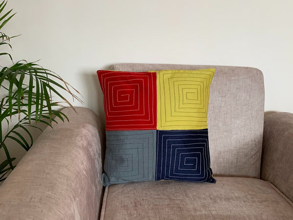 Chequered Cushion Cover