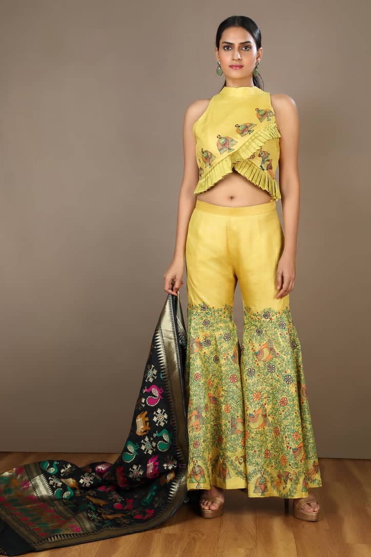 Buy Sharara with Crop Top Dress at Best Price – Mabish Store